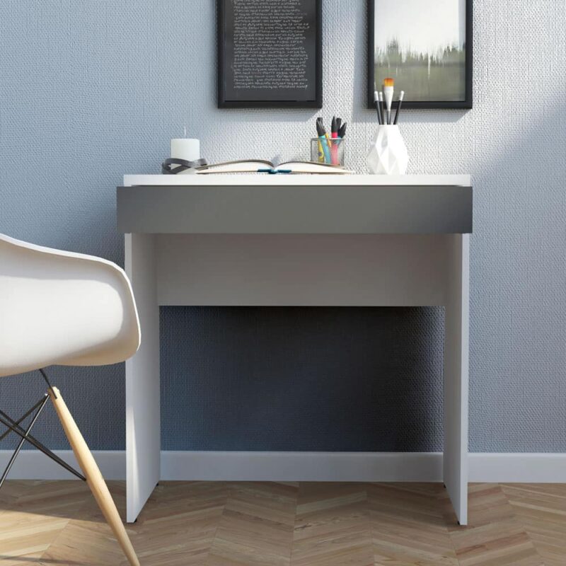 Furniture To Go Function Plus Desk White Grey