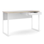 Furniture To Go Function Plus Desk Wide 1 Drawer White Oak Trim