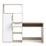 Furniture To Go Function Plus Multi Functional Storage Desk White Oak
