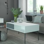Furniture To Go Fur Coffee Table 1 Drawer Grey White