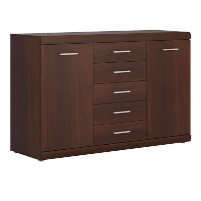 Furniture To Go Imperial 2 Door 5 Drawer Sideboard Mahogany