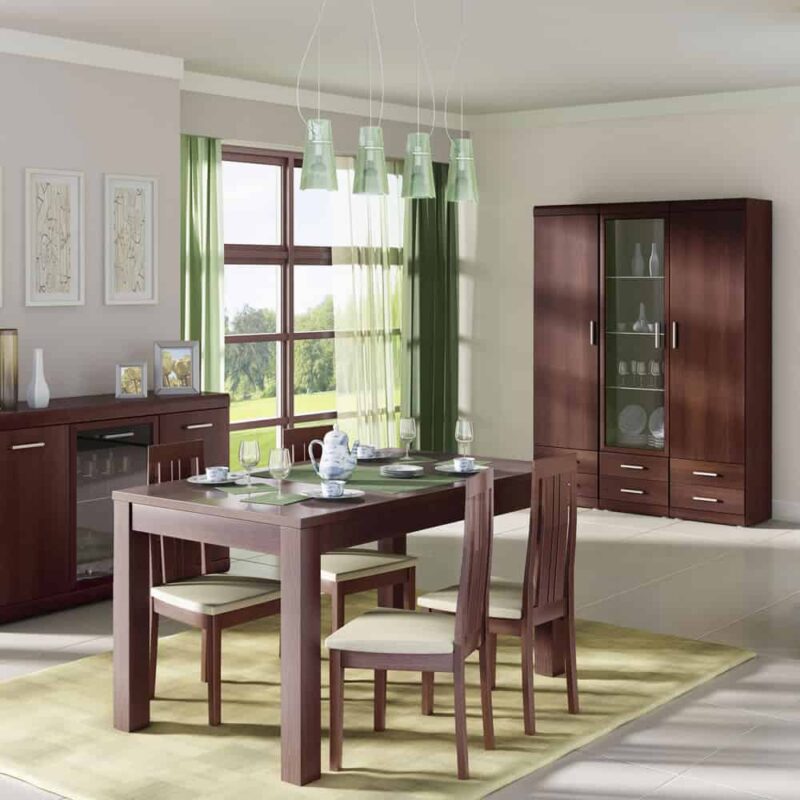 Furniture To Go Imperial Tall 1 Door 2 Drawer Narrow Cabinet Mahogany