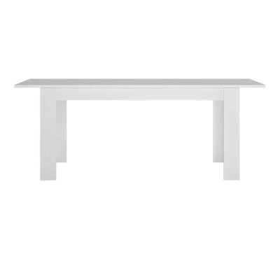 Furniture To Go Lyon Large Extending Dining Table 160cm White High Gloss