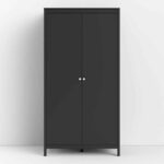 Furniture To Go Madrid 2 Door Wardrobe Matt Black