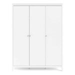Furniture To Go Madrid 3 Door Wardrobe White