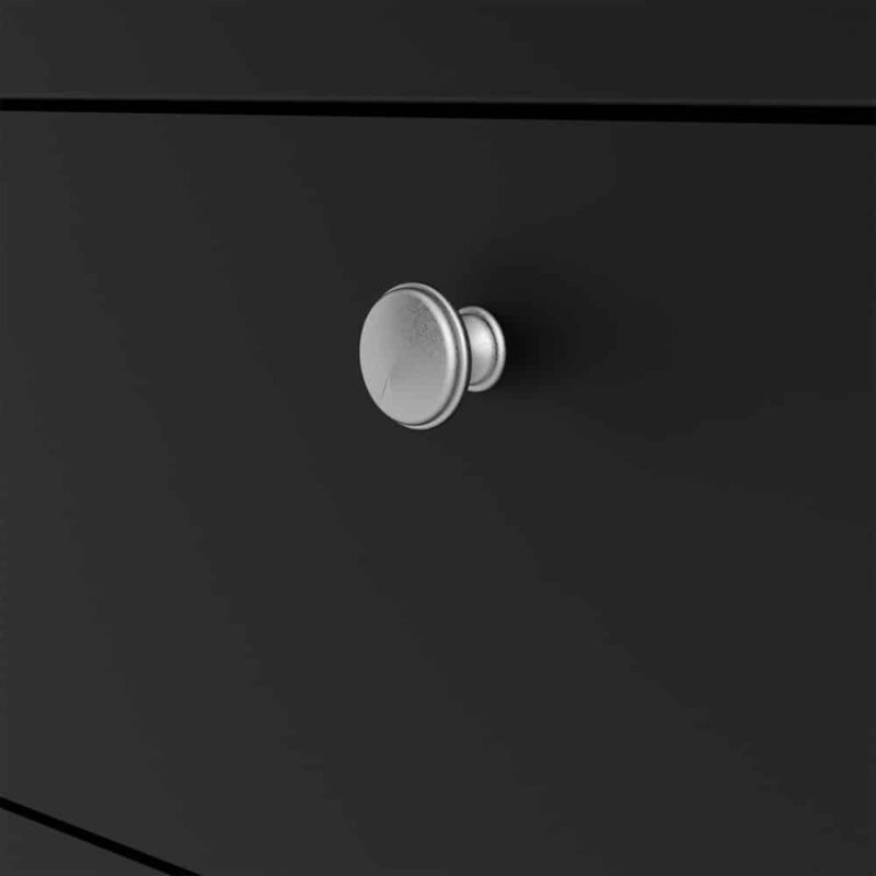 Furniture To Go Madrid 3 Drawer Chest Matt Black