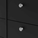 Furniture To Go Madrid Double Dresser 8 Drawers Matt Black