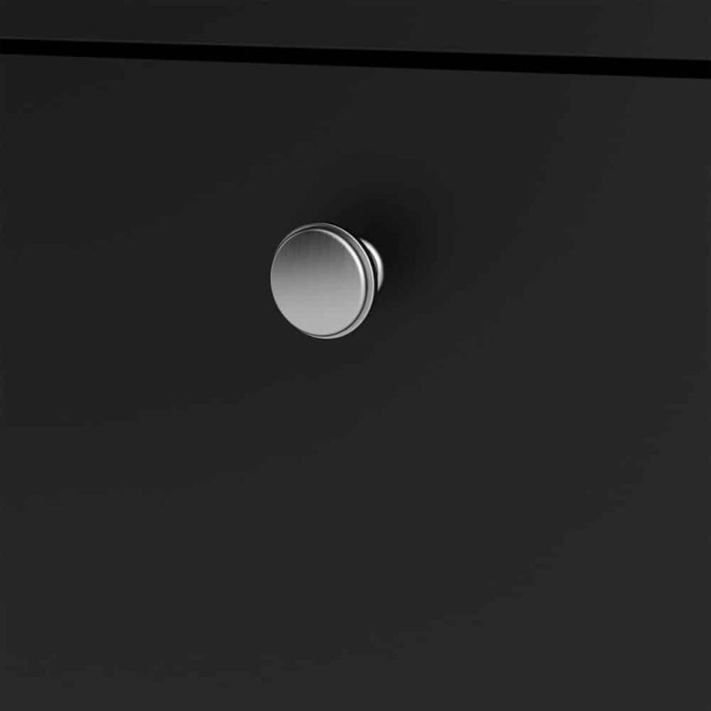 Furniture To Go Madrid Sideboard 2 Doors 1 Drawer Matt Black