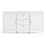 Furniture To Go Madrid Sideboard 2 Doors 3 Drawers White