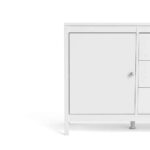 Furniture To Go Madrid Sideboard 2 Doors 3 Drawers White