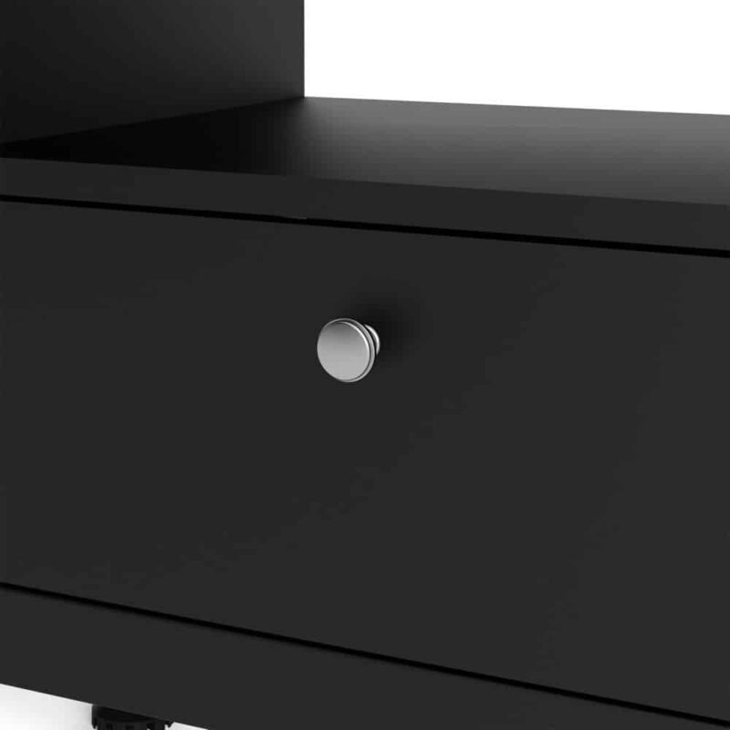 Furniture To Go Madrid TV Unit 3 Drawers Matt Black