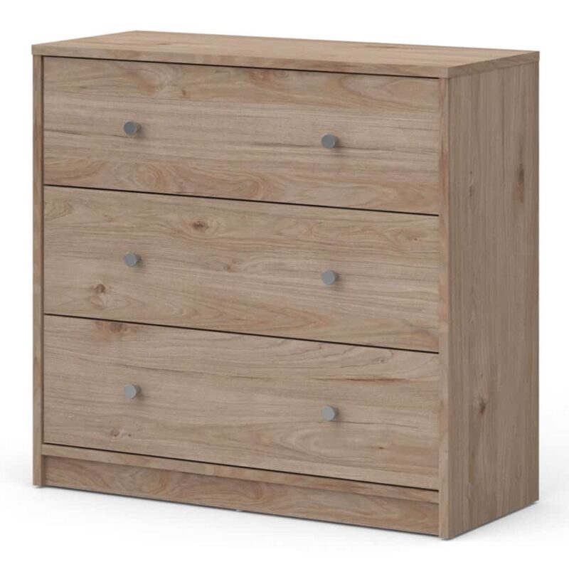 Furniture To Go May 3 Drawer Chest Jackson Hickory Oak