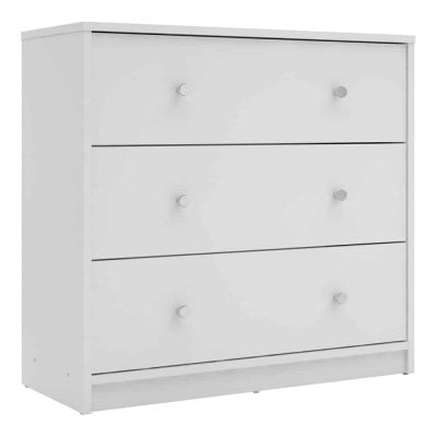 Furniture To Go May 3 Drawer Chest White