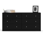 Furniture To Go May 6 Drawer Chest Black