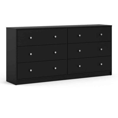 Furniture To Go May 6 Drawer Chest Black