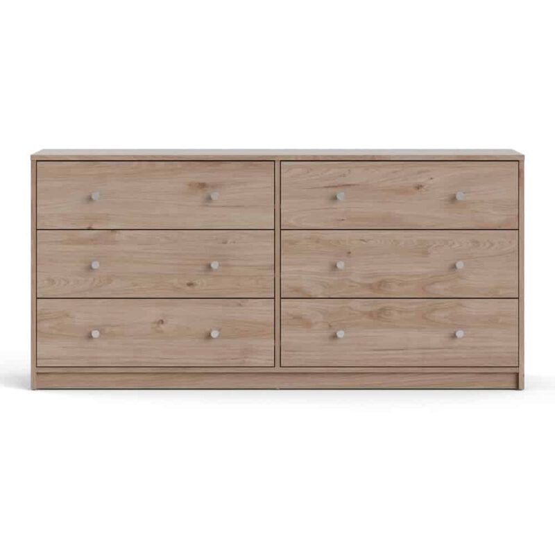 Furniture To Go May 6 Drawer Chest Jackson Hickory Oak