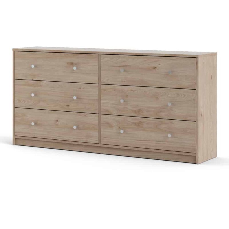 Furniture To Go May 6 Drawer Chest Jackson Hickory Oak