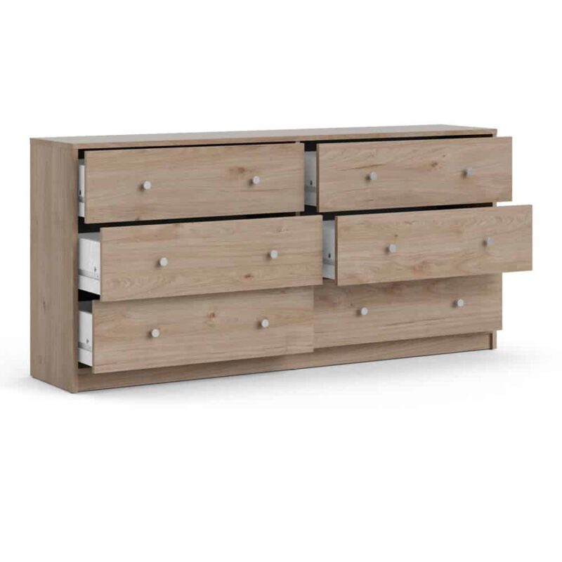 Furniture To Go May 6 Drawer Chest Jackson Hickory Oak