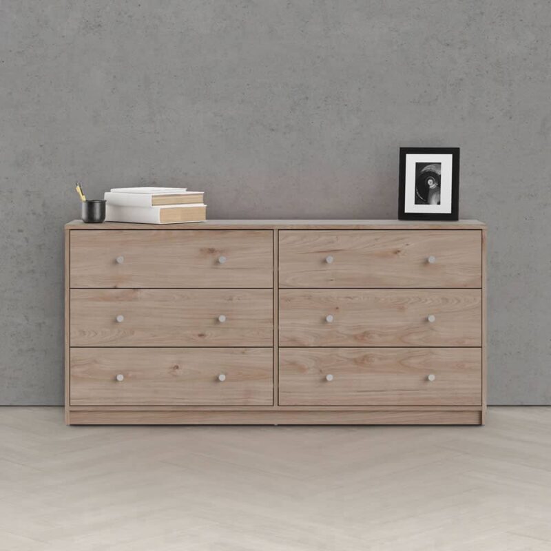 Furniture To Go May 6 Drawer Chest Jackson Hickory Oak
