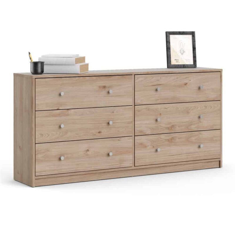 Furniture To Go May 6 Drawer Chest Jackson Hickory Oak