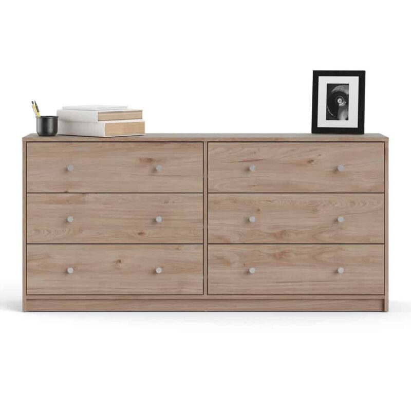 Furniture To Go May 6 Drawer Chest Jackson Hickory Oak