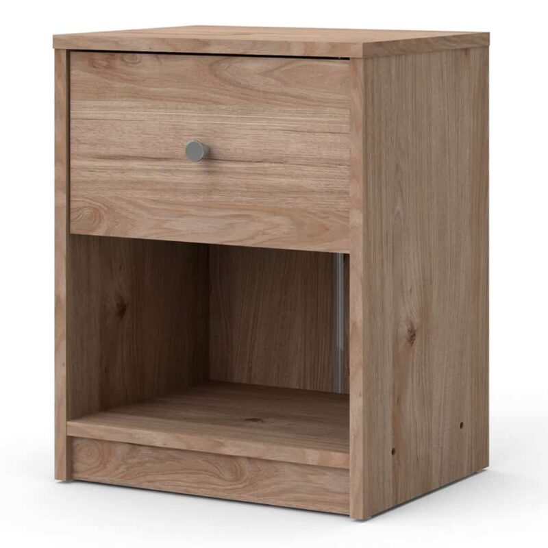 Furniture To Go May Bedside 1 Drawer Jackson Hickory Oak