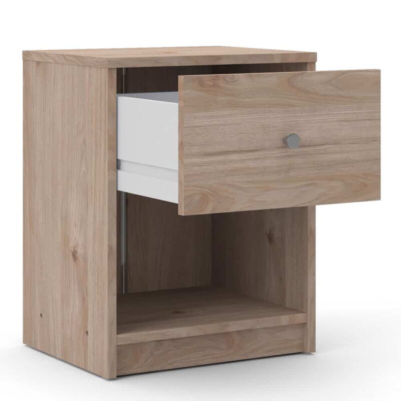 Furniture To Go May Bedside 1 Drawer Jackson Hickory Oak