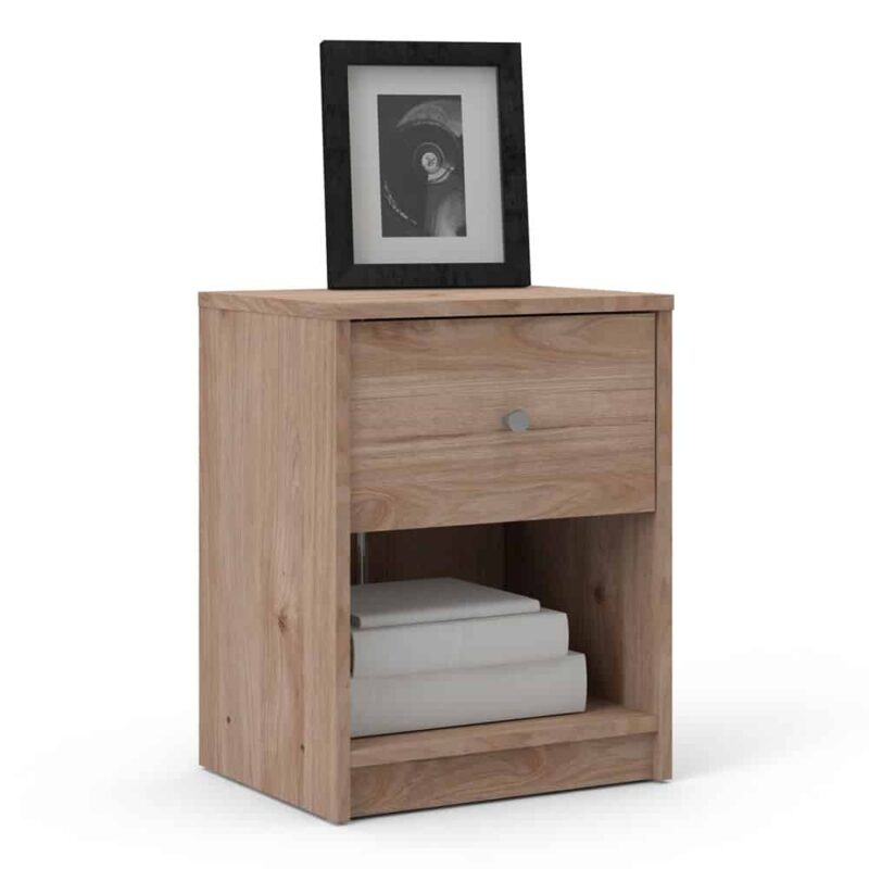Furniture To Go May Bedside 1 Drawer Jackson Hickory Oak