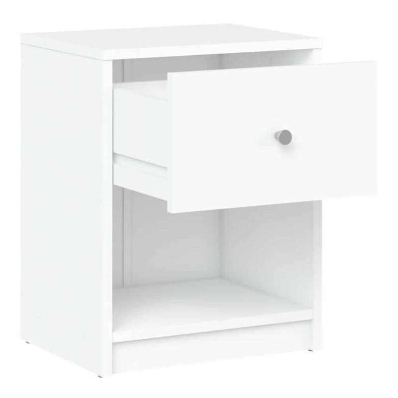 Furniture To Go May Bedside 1 Drawer White
