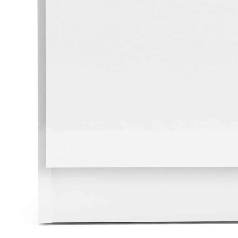 Furniture To Go Naia 2 Door Wardrobe 1 Drawer White High Gloss