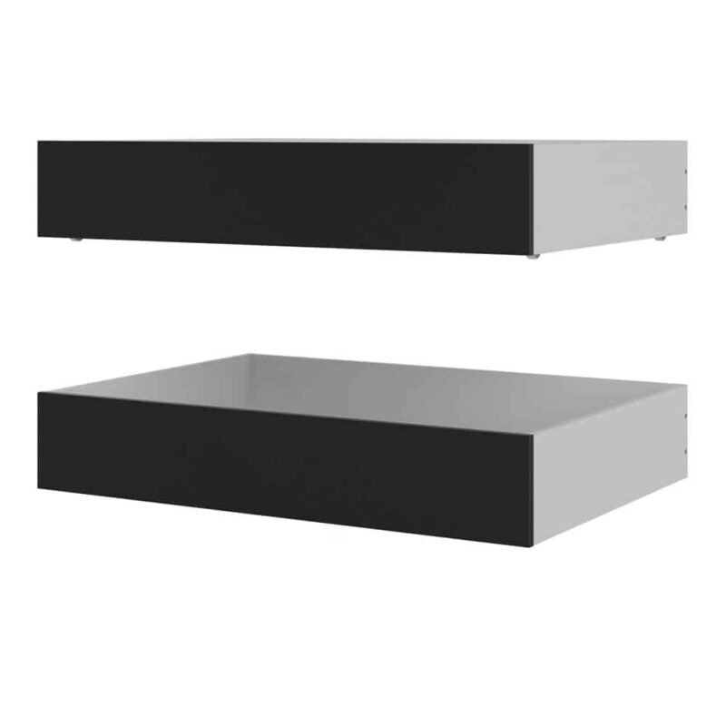 Furniture To Go Naia 2 Underbed Drawers Matt Black