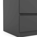 Furniture To Go Naia 3 Drawer Chest Matt Black
