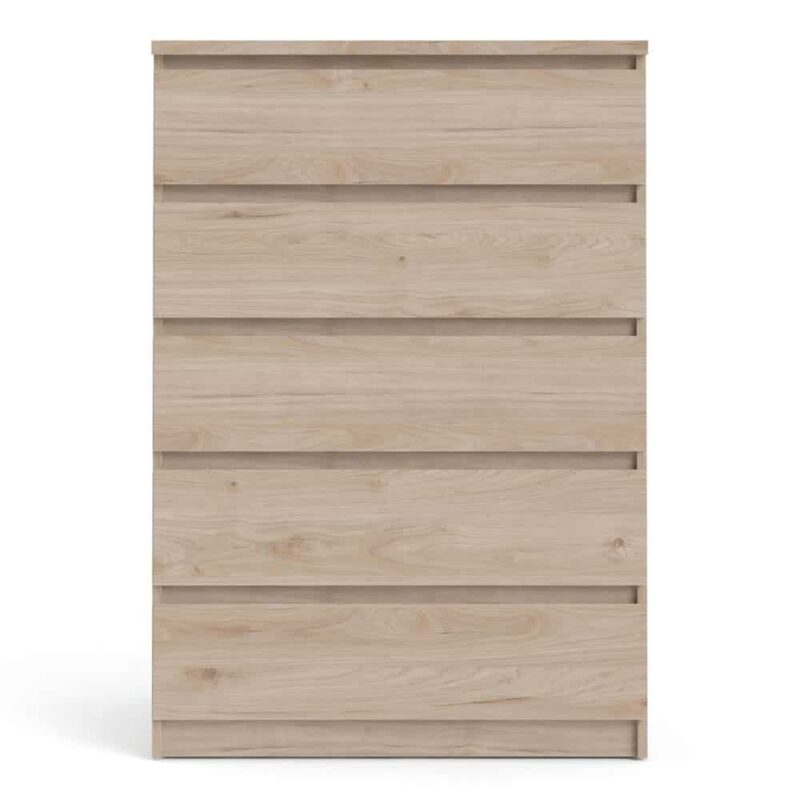 Furniture To Go Naia 5 Drawer Chest Jackson Hickory Oak