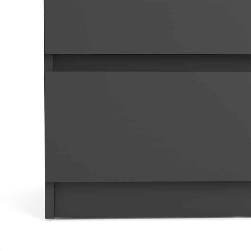 Furniture To Go Naia 5 Drawer Chest Matt Black