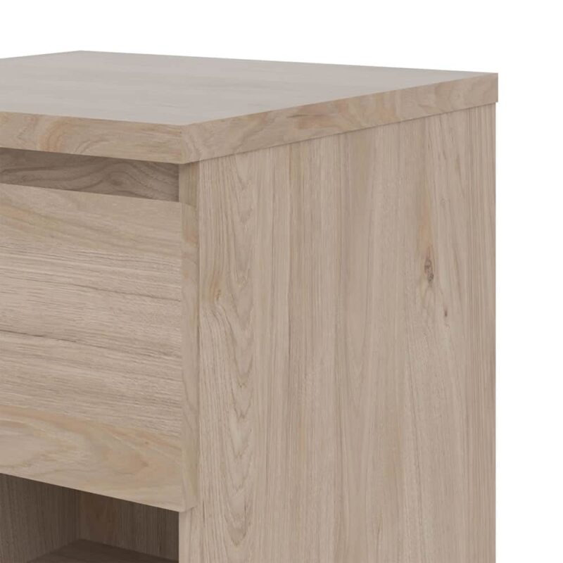 Furniture To Go Naia Bedside 1 Drawer 1 Shelf Jackson Hickory Oak