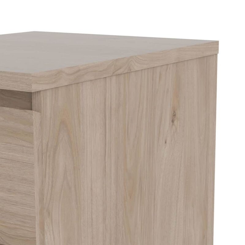 Furniture To Go Naia Bedside 3 Drawers Jackson Hickory Oak