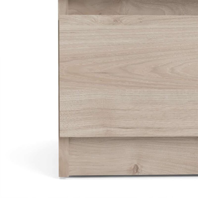 Furniture To Go Naia Bedside 3 Drawers Jackson Hickory Oak