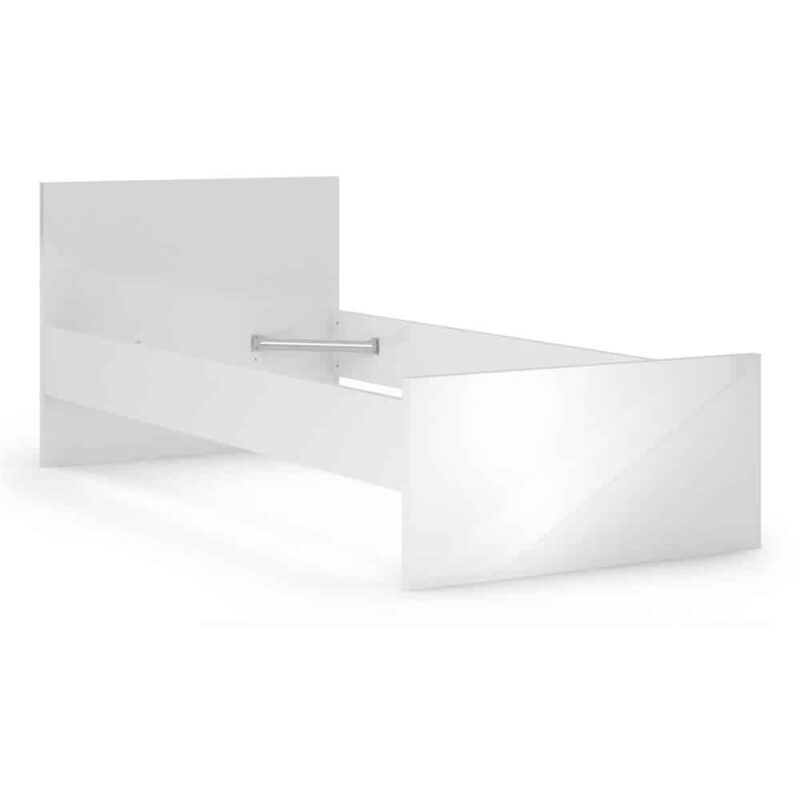 Furniture To Go Naia Single Bed White High Gloss