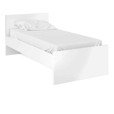 Furniture To Go Naia Single Bed White High Gloss