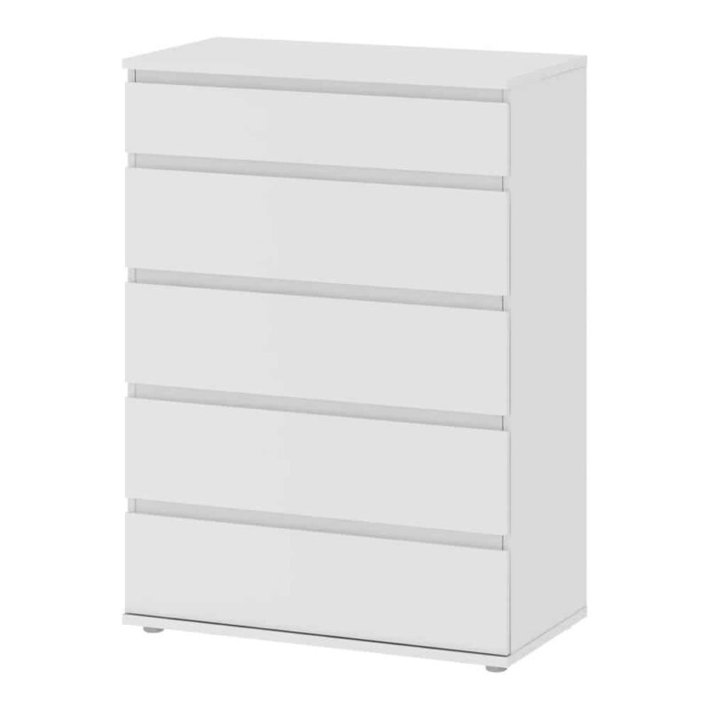 Furniture To Go Nova Chest Of 5 Drawers White