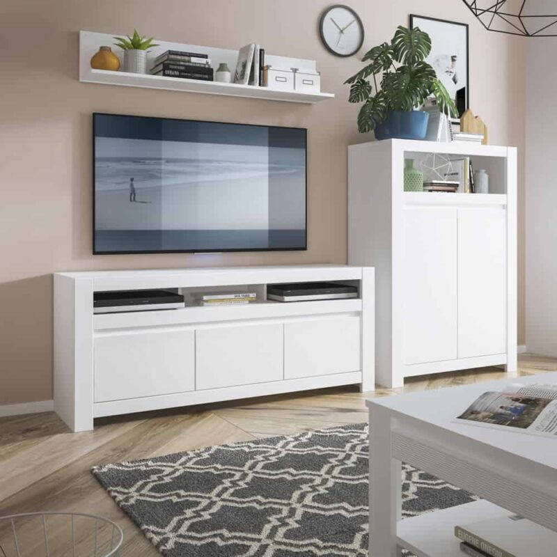 Furniture To Go Novi 2 Door Cabinet Alpine White