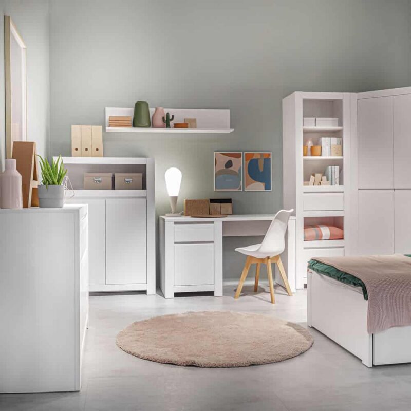 Furniture To Go Novi 2 Door Cabinet Alpine White