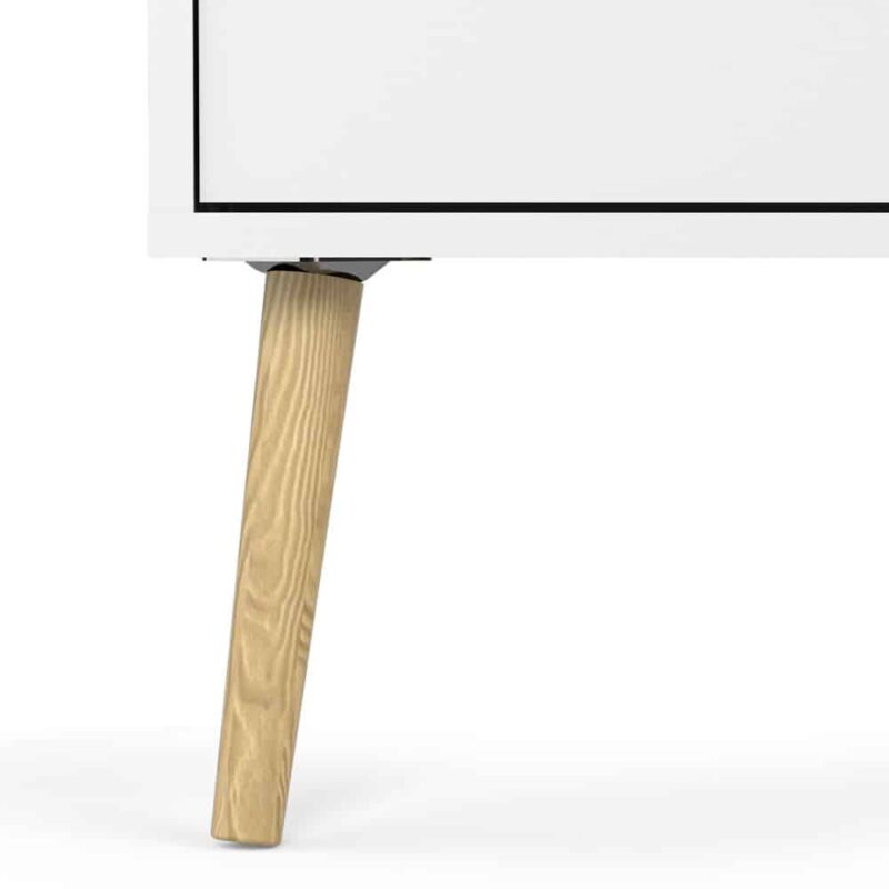 Furniture To Go Oslo Chest Of 5 Drawers White Oak