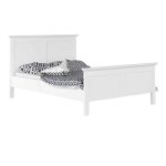 Furniture To Go Paris Double Bed White