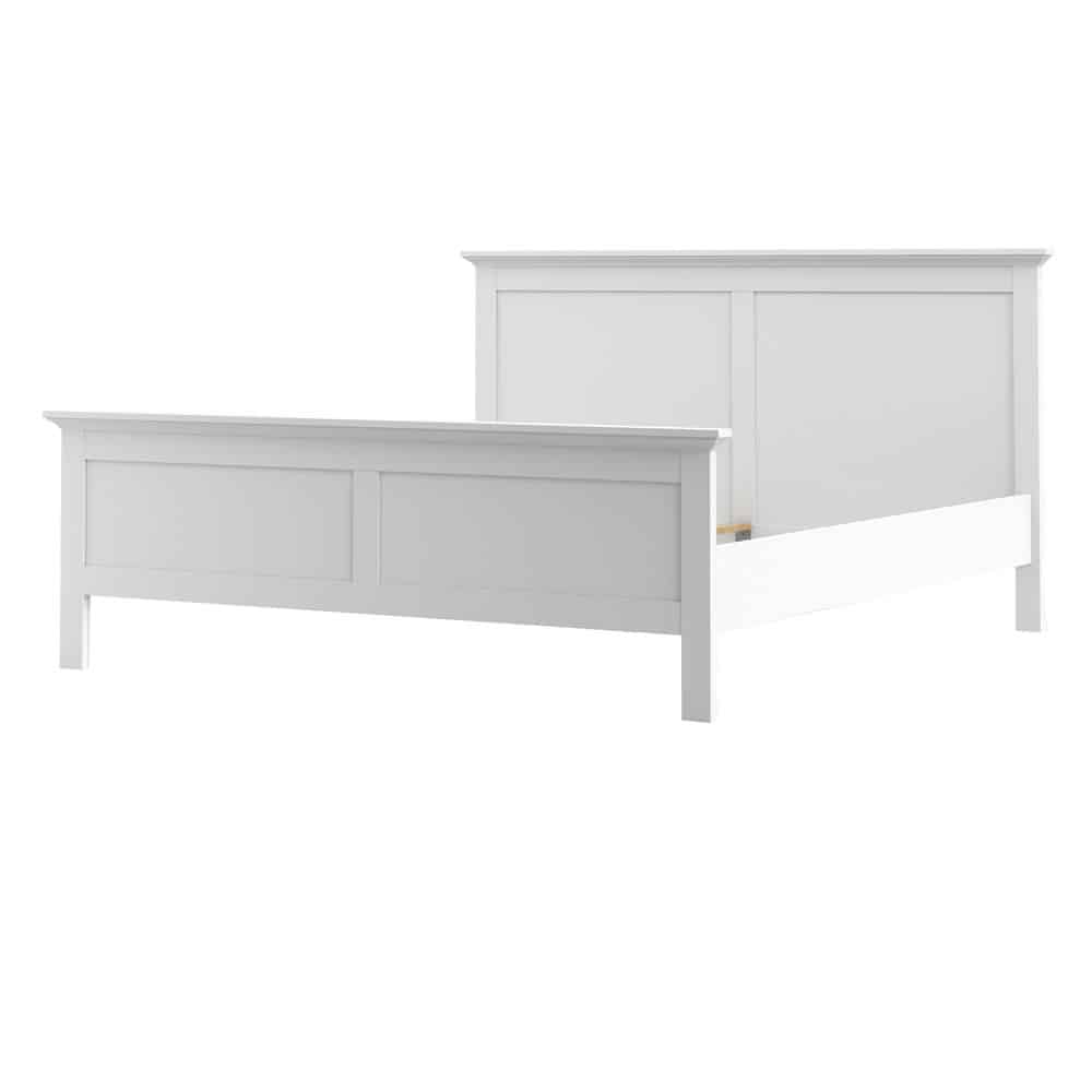 Furniture To Go Paris Super King Bed White with free delivery & 0% Finance