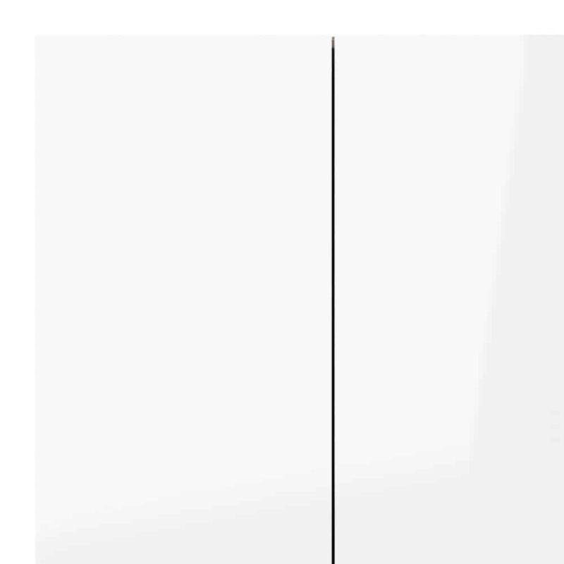 Furniture To Go Pepe 3 Door Wardrobe Oak White High Gloss