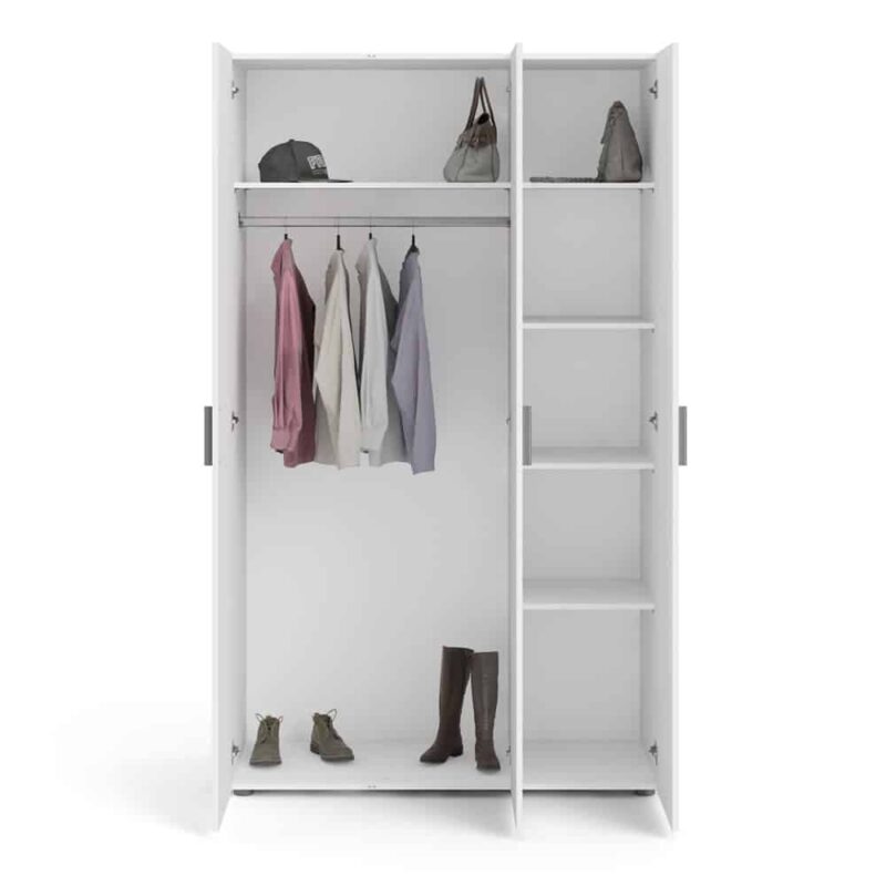 Furniture To Go Pepe 3 Door Wardrobe White