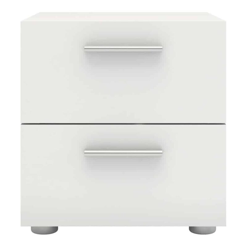 Furniture To Go Pepe Bedside 2 Drawers White