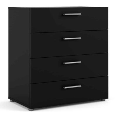 Furniture To Go Pepe Chest Of 4 Drawers Black