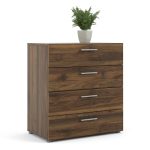 Furniture To Go Pepe Chest Of 4 Drawers Walnut
